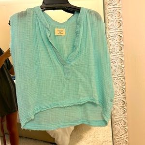 9seed Top. Light blue. Small. Seen on Revolve Clothing.